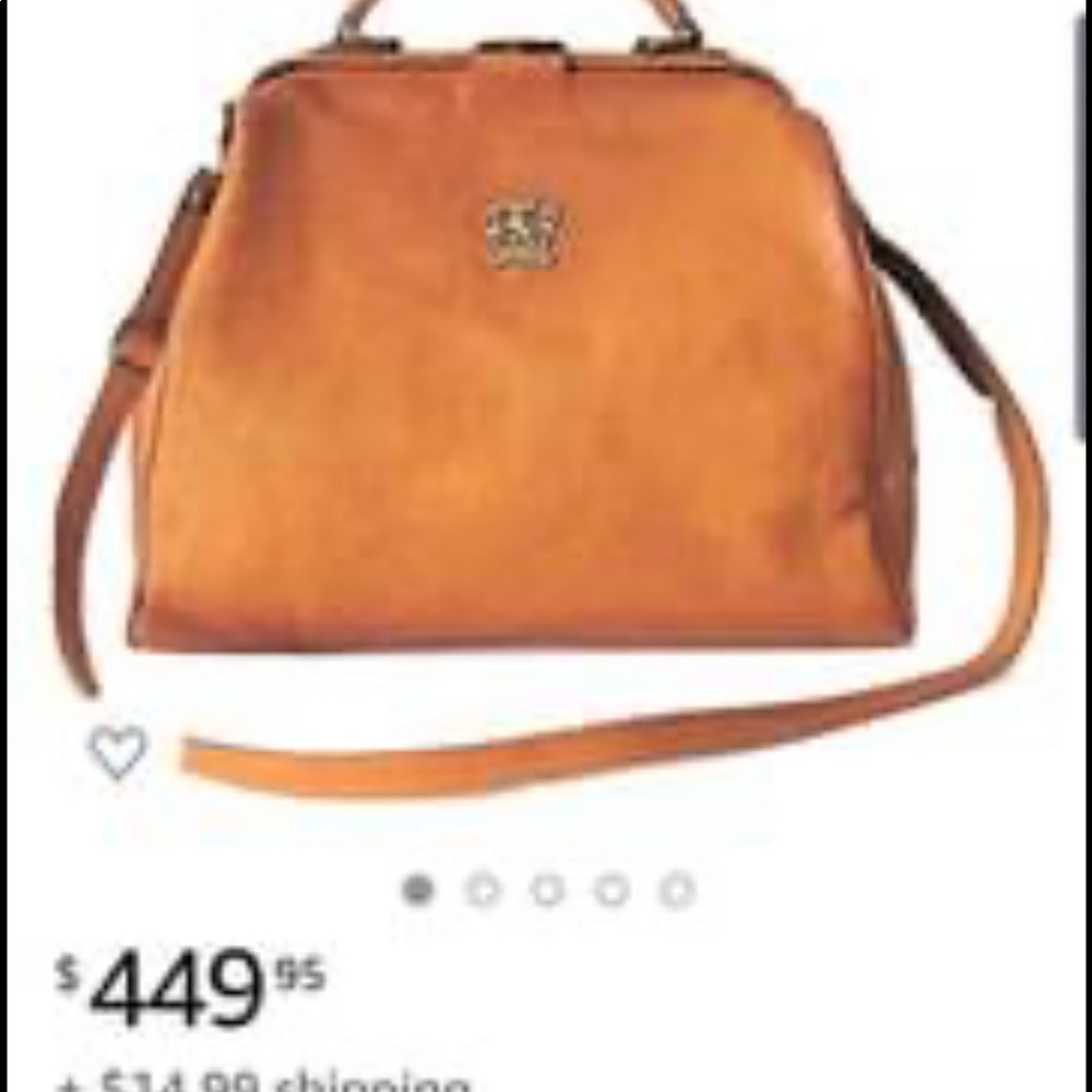 Italian leather handbag